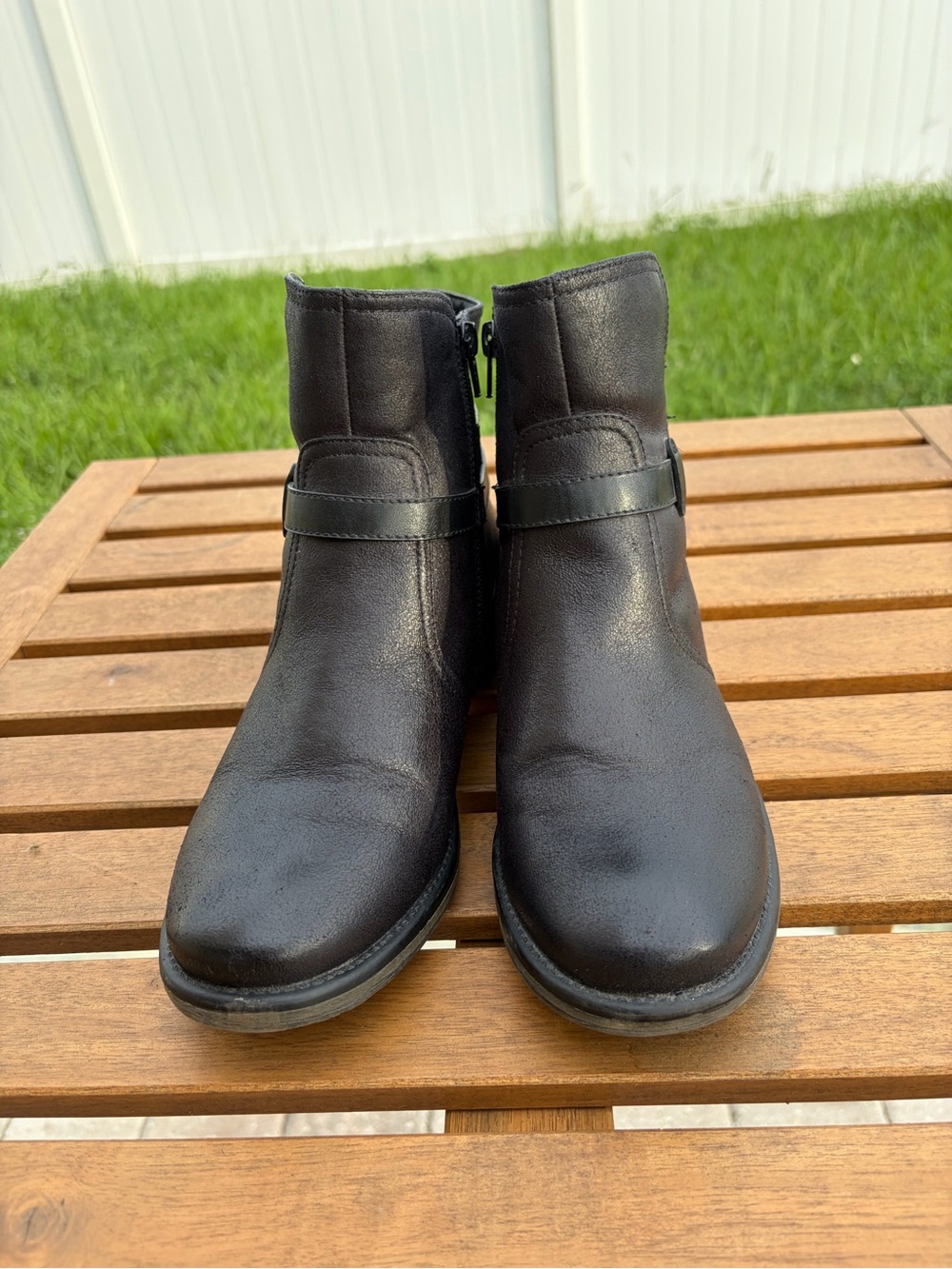 BareTraps Black Moto Ankle Boots | Classic Fall Everyday Booties